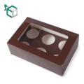 Признавайте изготовленный на заказ заказ и Бумажная коробка Материал шоколада с бумажным рассекателем